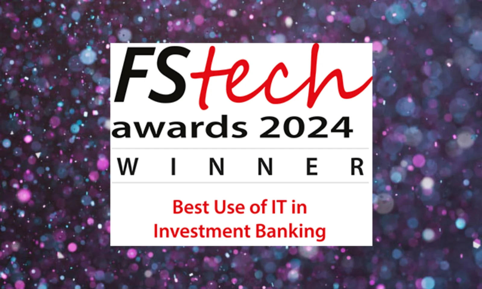 GFT won two FStech Awards 