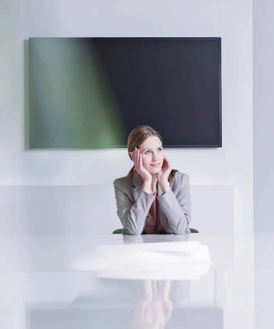 Businesswoman Reflecting in Modern Meeting Room gft-image-mood-22.jpg