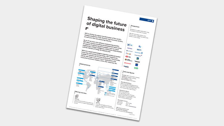 GFT Technologies SE: Shaping the Future of Digital Business 693 KB