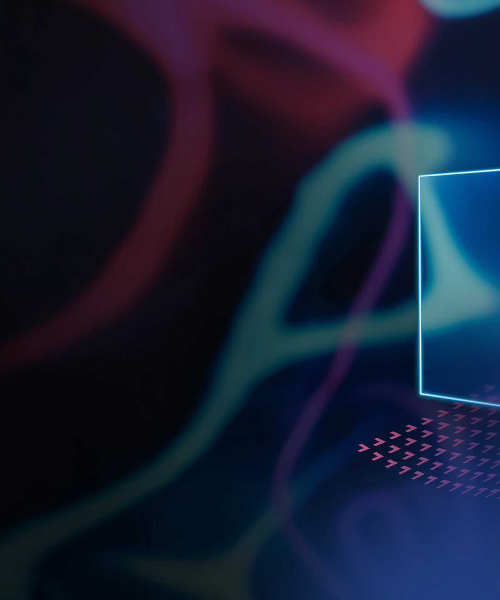Abstract Digital Art Representing AI and Data Marketplace An abstract digital composition with glowing lines and shapes, symbolising the concept of an AI and data marketplace in a futuristic and technological context.